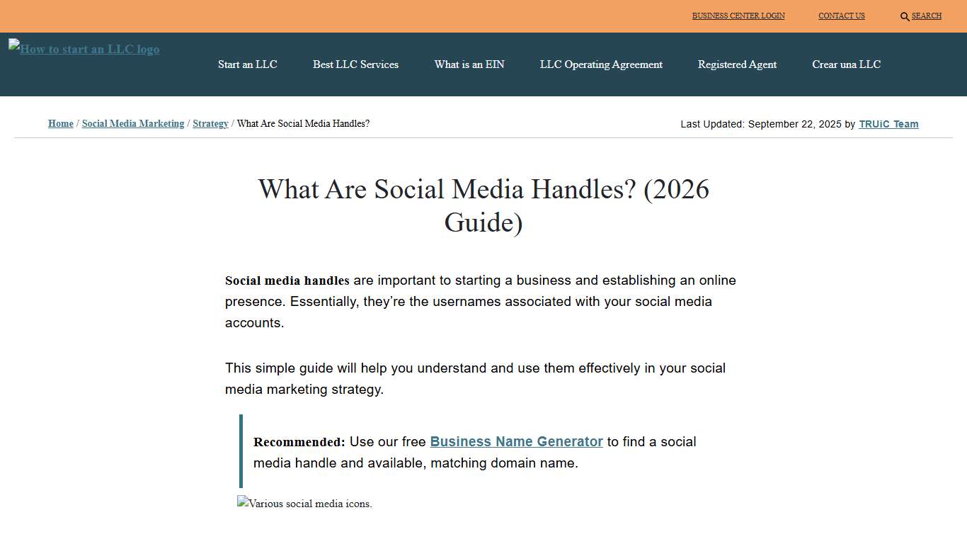 What Are Social Media Handles? (Ultimate 2026 Guide) TRUiC